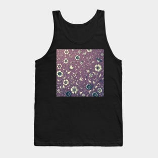 Purple Floral Tank Top